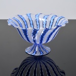 Salviati & Co. FILIGRANA Platter & Footed Bowl, Murano