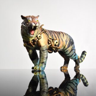 Joonsang Park Ceramic Tiger Sculpture