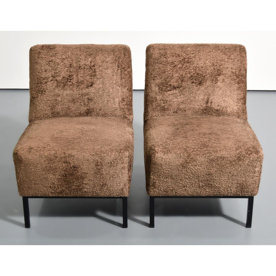 Pair of Alain Richard Lounge Chairs - Image 2