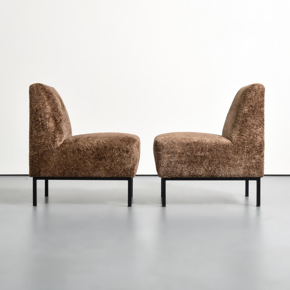 Pair of Alain Richard Lounge Chairs - Image 5