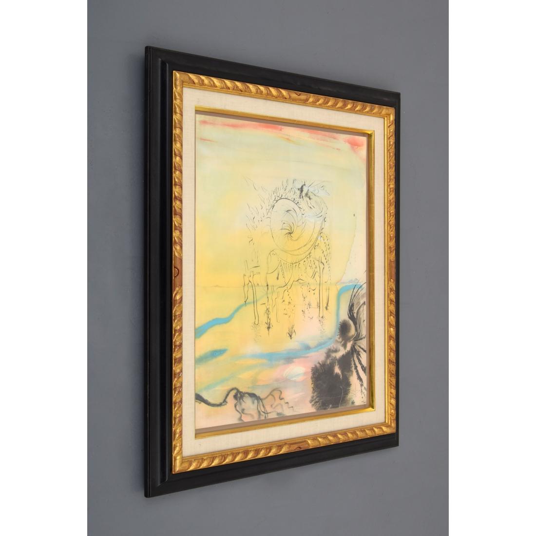 Salvador Dali “Moses Saved from the Waters” Lithograph, Signed Edition - Image 2