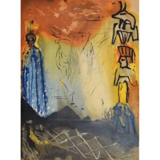 Salvador Dali “Nightmare of Moses” Lithograph, Signed Edition