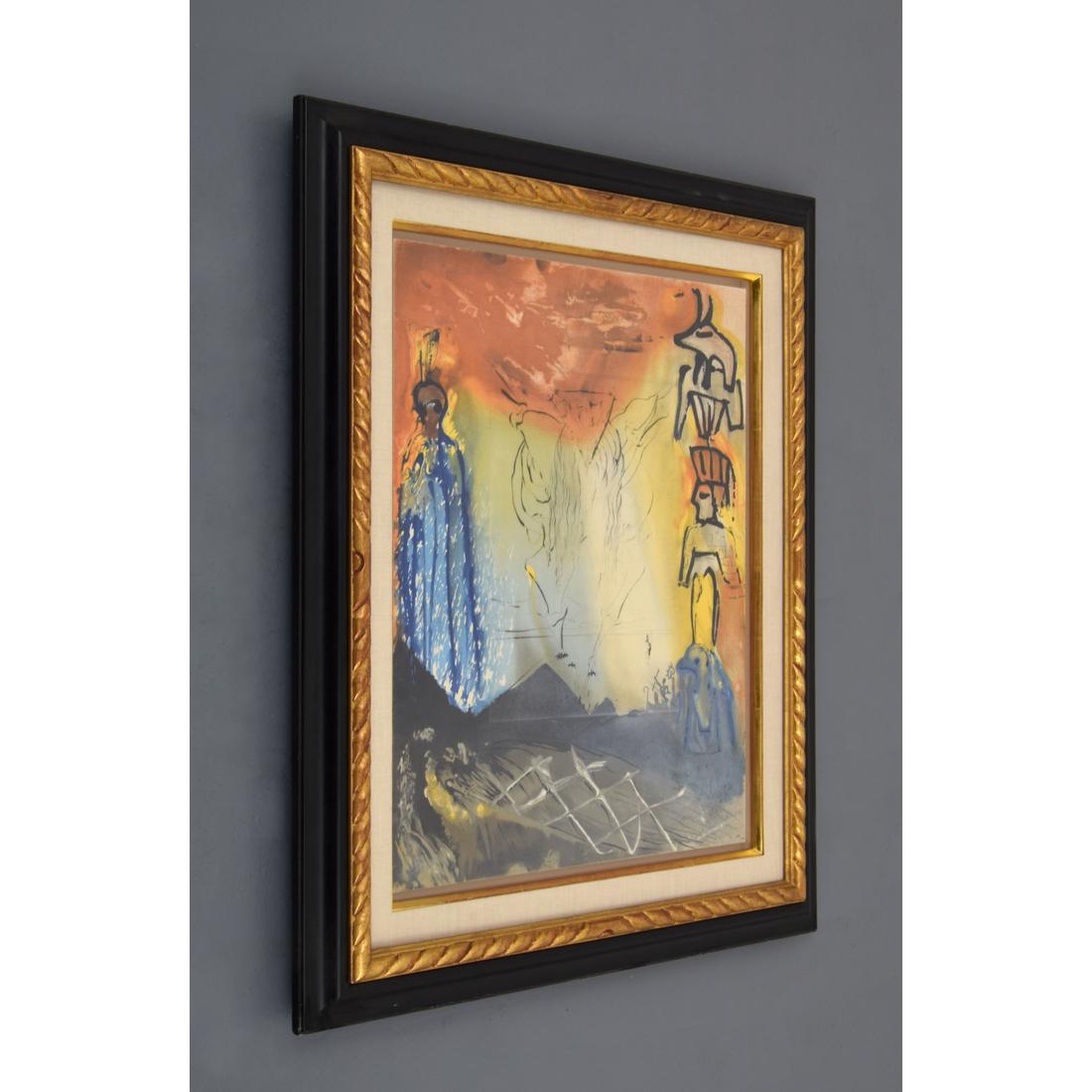 Salvador Dali “Nightmare of Moses” Lithograph, Signed Edition - Image 2