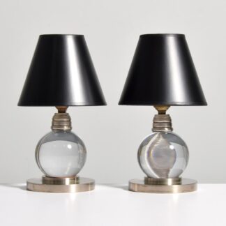 Pair of Jacques Adnet Lamps