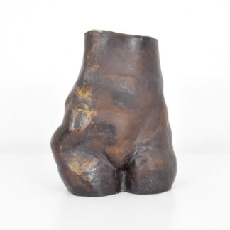 Large Mino Rosso Torso Sculpture/Vessel