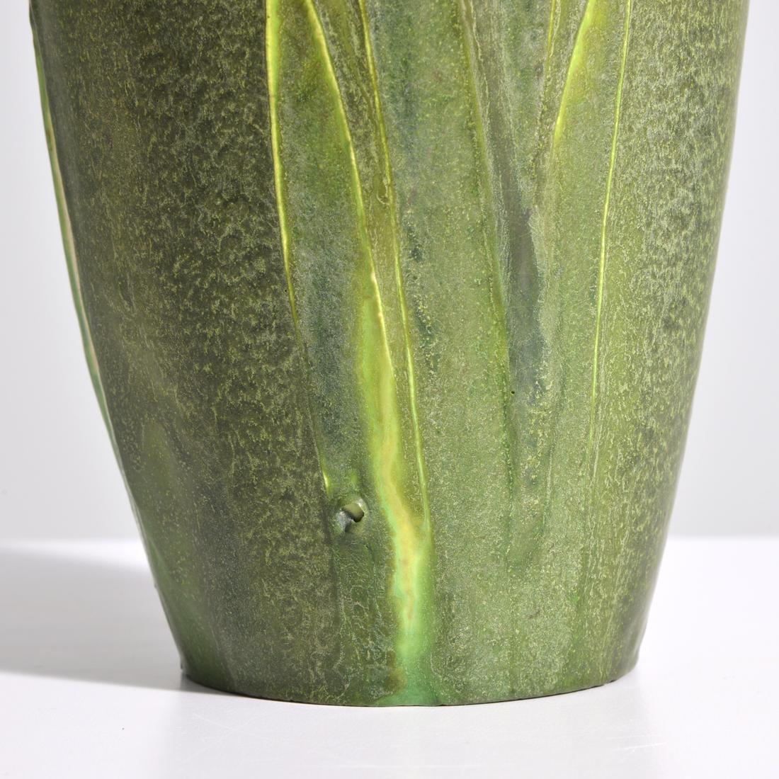 Rare George P. Kendrick for Grueby Multi-Colored Vase - Image 6