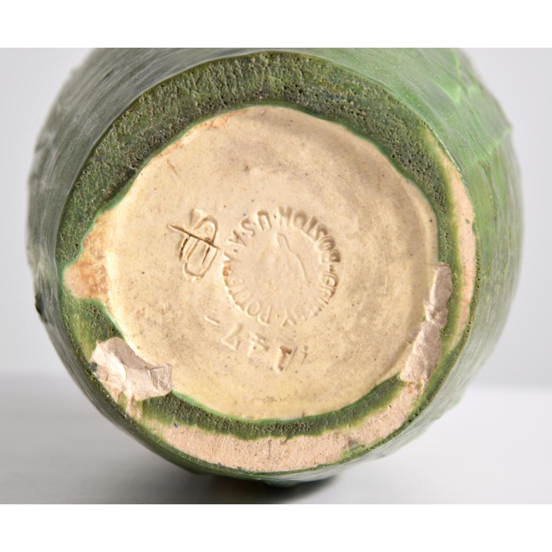 Rare George P. Kendrick for Grueby Multi-Colored Vase - Image 7