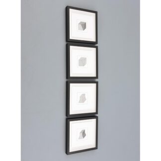 4 Sol Lewitt Screenprints, 12 FORMS DERIVED FROM A CUBE