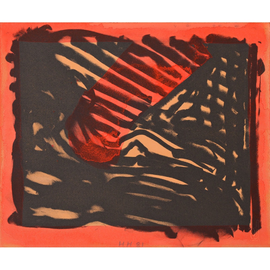 Howard Hodgkin RED EYE Lithograph