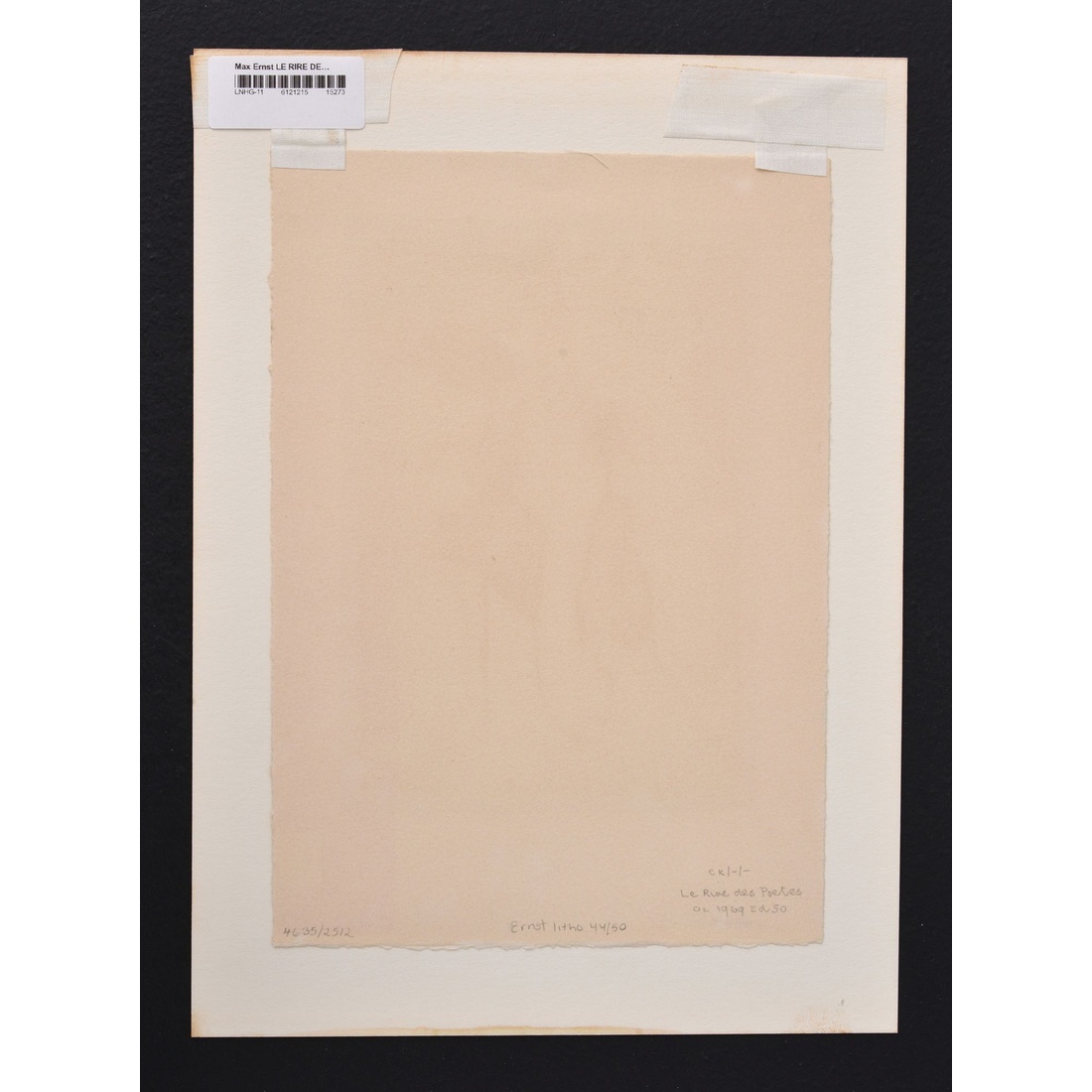 Max Ernst LE RIRE DE POETES Lithograph - Image 5