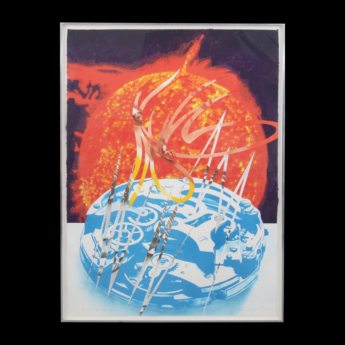 Large James Rosenquist SUN SETS… Print, 78″H - Image 12