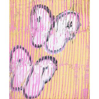 Hunt Slonem Butterfly Painting