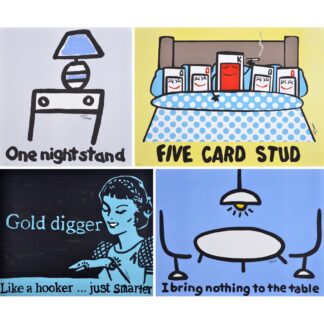 4 Todd Goldman Prints, Priced Each