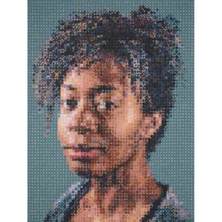 Chuck Close KARA Felt-Stamp Oil & Screenprint