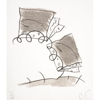 Claes Oldenburg NOTEBOOK TORN IN HALF Lithograph
