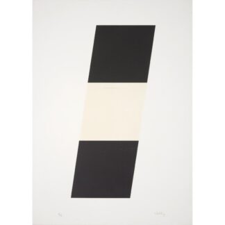Ellsworth Kelly BLACK/WHITE/BLACK Lithograph