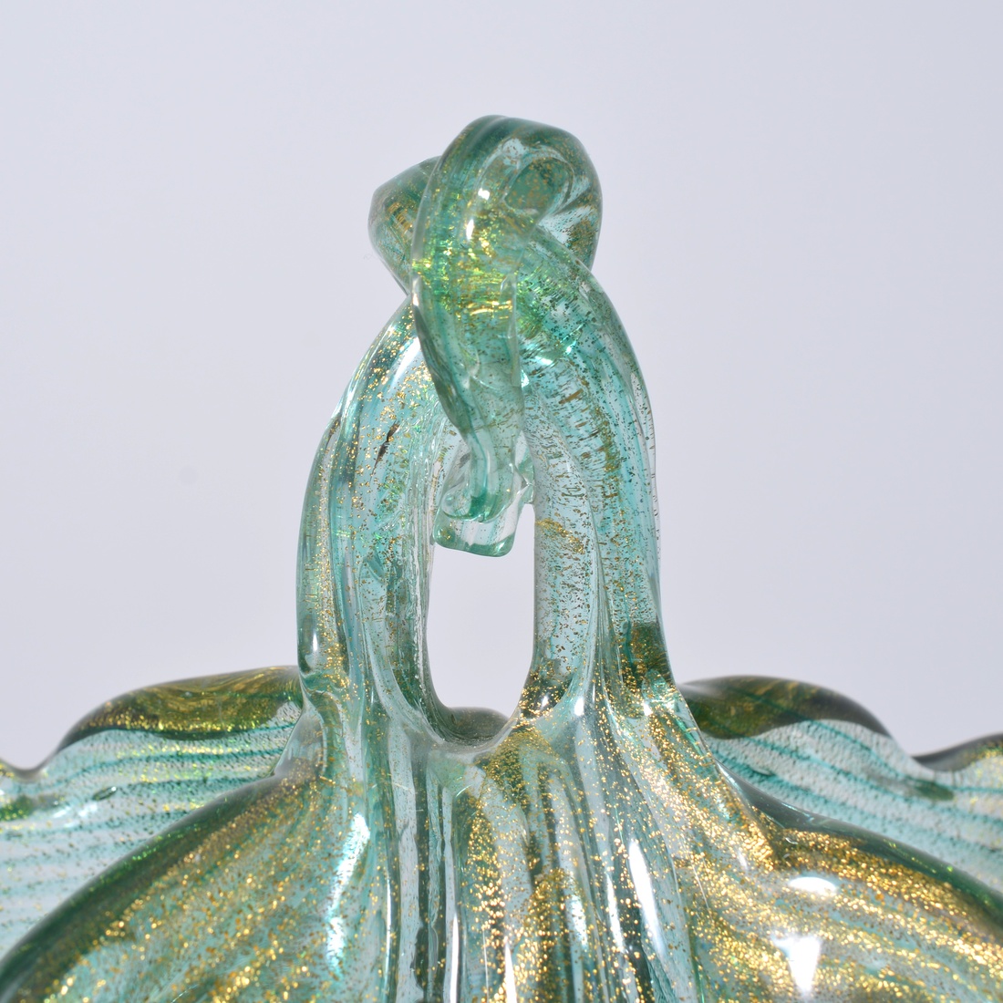 Ercole Barovier CORDONATO ORO Vase, 13.25″H, Murano - Image 10