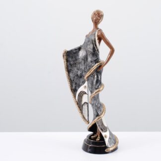 Erte CHINCHILLA Sculpture, 21.5″H