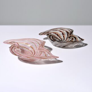 Fratelli Toso FILIGRANA Bowls / Ashtrays, Leslie Pina Collection, Priced Each