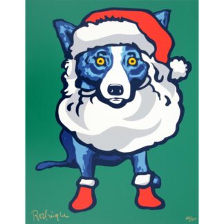 George Rodrigue HO HO HO Screenprint