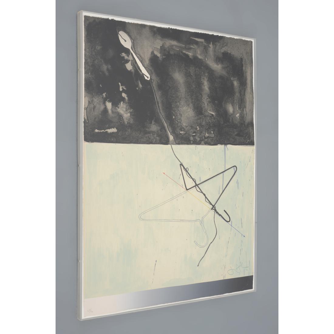 Jasper Johns COAT HANGER AND SPOON Lithograph - Image 2