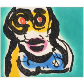 Karel Appel NIGHT FACES ON BROADWAY Etching / Carborundum