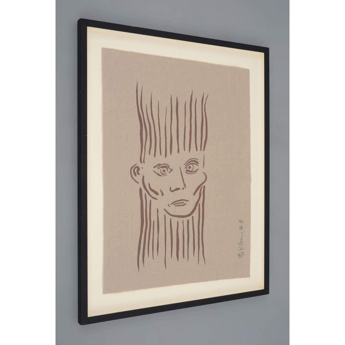 Keith Haring PORTRAIT OF JOSEPH BEUYS Screenprint - Image 2