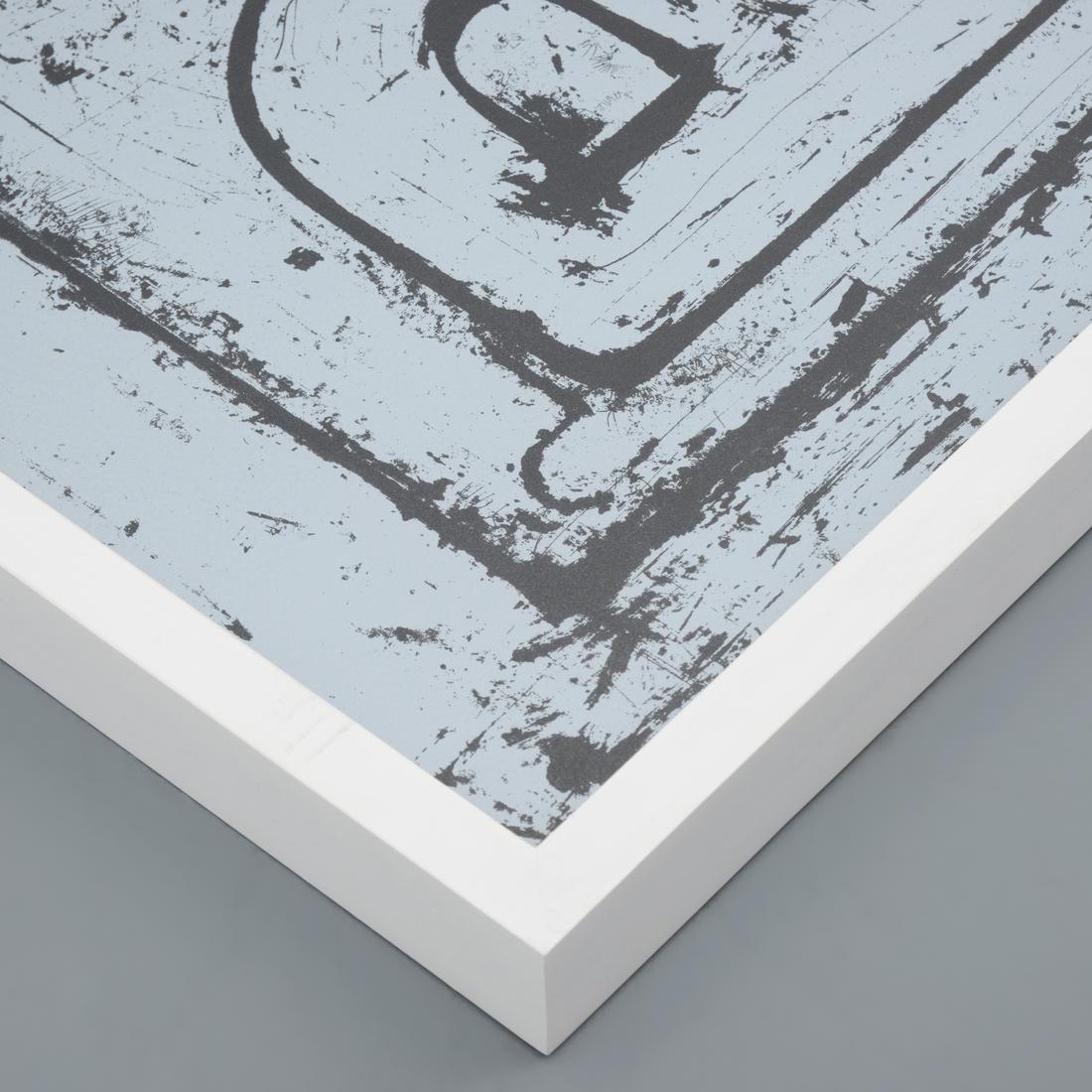 Large Mel Bochner BLAH BLAH BLAH (INVERSE) Silkscreen, 62″H - Image 4