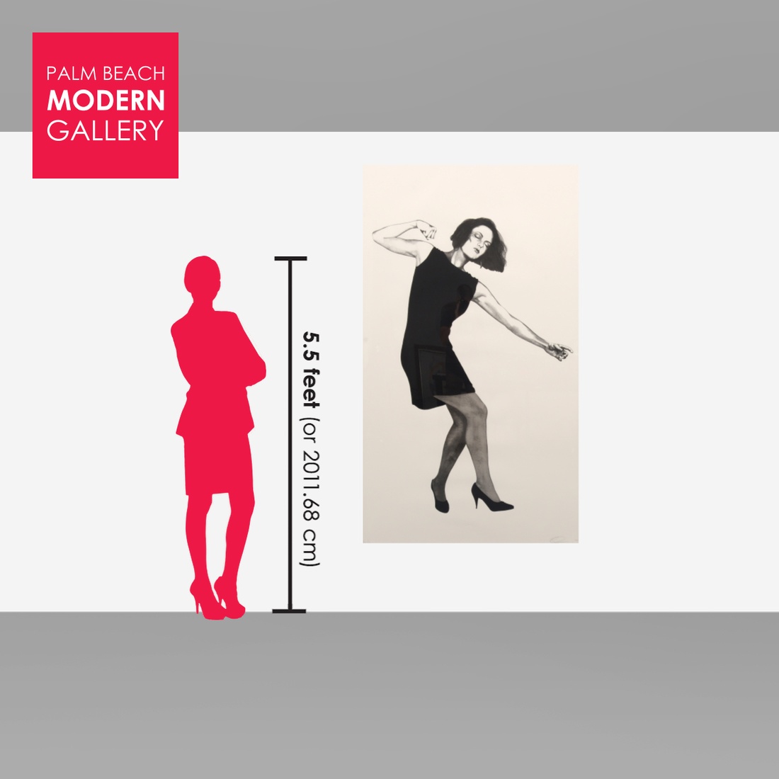 Large Robert Longo TILLMAN Lithograph, 70″H (JAMES also available, priced each) - Image 10