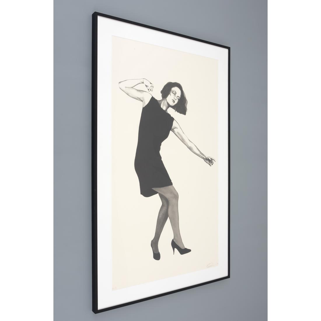 Large Robert Longo TILLMAN Lithograph, 70″H (JAMES also available, priced each) - Image 3