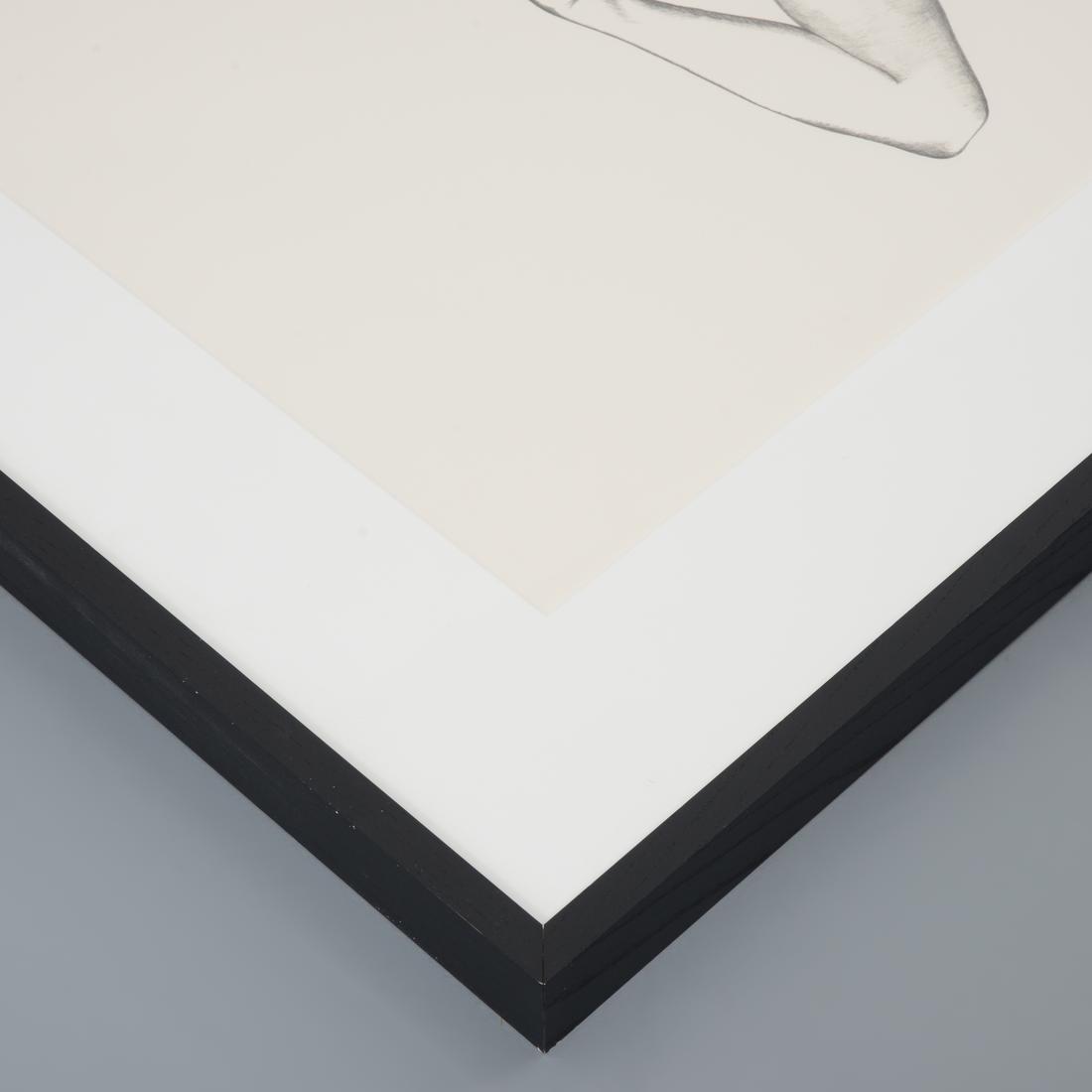 Large Robert Longo TILLMAN Lithograph, 70″H (JAMES also available, priced each) - Image 6