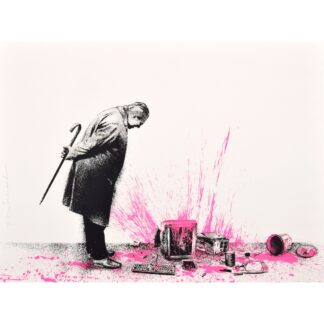 Mr. Brainwash GLITCH – PINK Screenprint, Signed Edition