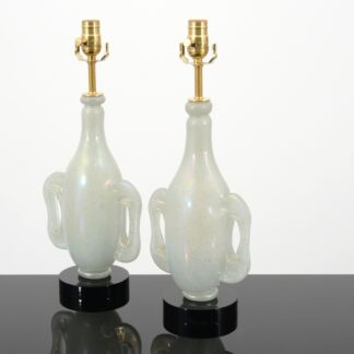 Pair of Ercole Barovier EUGENEO Lamps