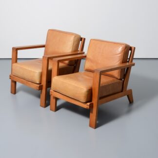 Pair of Rene Gabriel Lounge Chairs