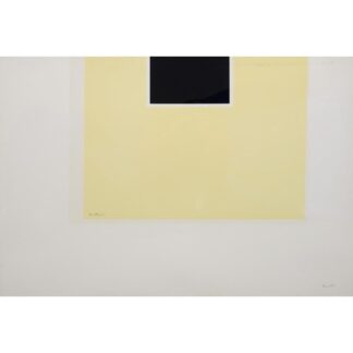 Robert Motherwell UNTITLED (YELLOW/BLACK) Screenprint