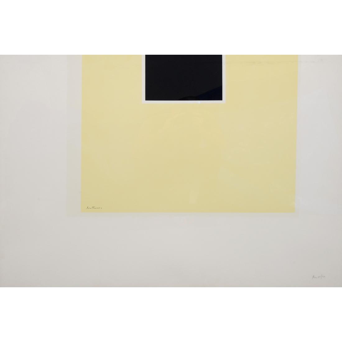 Robert Motherwell UNTITLED (YELLOW/BLACK) Screenprint