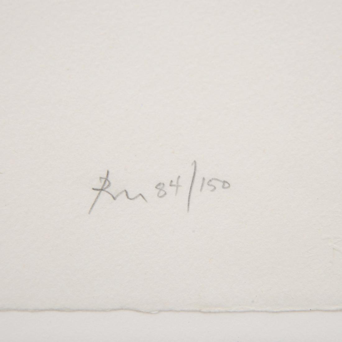 Robert Motherwell UNTITLED (YELLOW/BLACK) Screenprint - Image 6