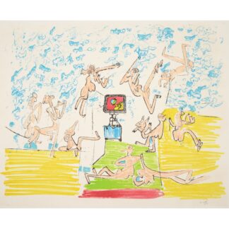 Roberto Matta FOG GOG MAGOG PLANCHE 6 Lithograph