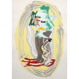 Roy Lichtenstein GREEN FACE Lithograph & Screenprint