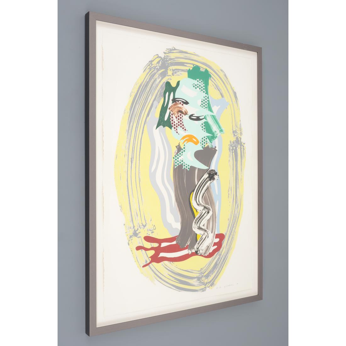 Roy Lichtenstein GREEN FACE Lithograph & Screenprint - Image 4