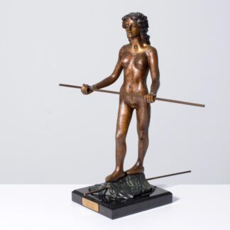 Victor Salmones QUEEN OF SPACE Bronze Sculpture