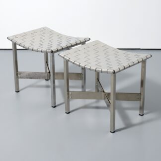 Pair of Michel Pigneres Stools
