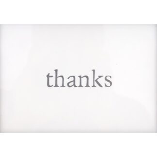 Allan McCollum THANKS (Visible Marker #765) Drawing