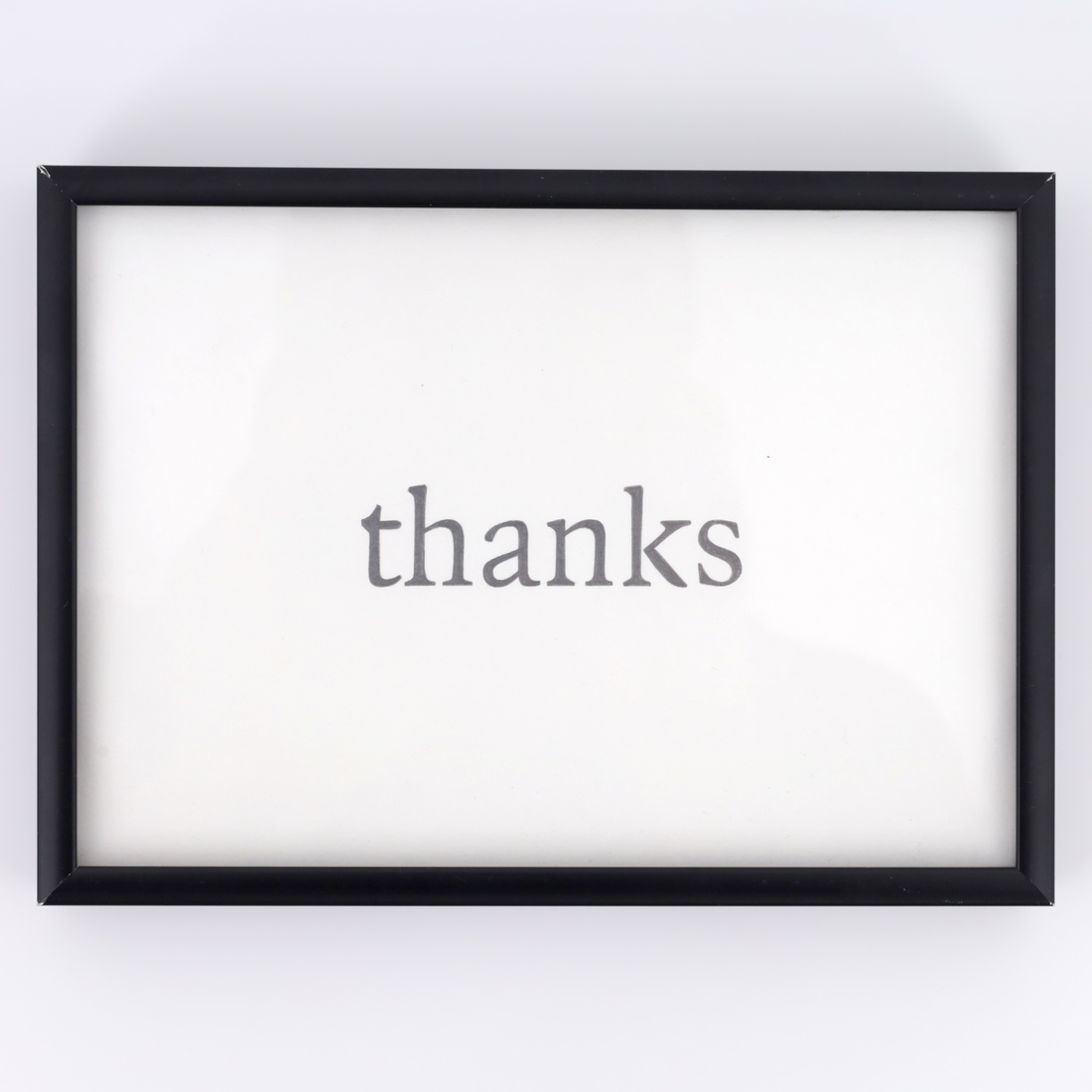 Allan McCollum THANKS (Visible Marker #765) Drawing - Image 3