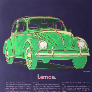 Andy Warhol VOLKSWAGEN Screenprint