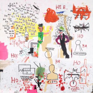Jean-Michel Basquiat (After) RIDDLE ME THIS, BATMAN Screenprint