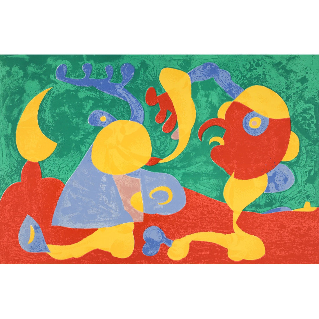 Joan Miro LES NOBLES A LA TRAPPE II (The Nobles At The Trapdoor II) Lithograph