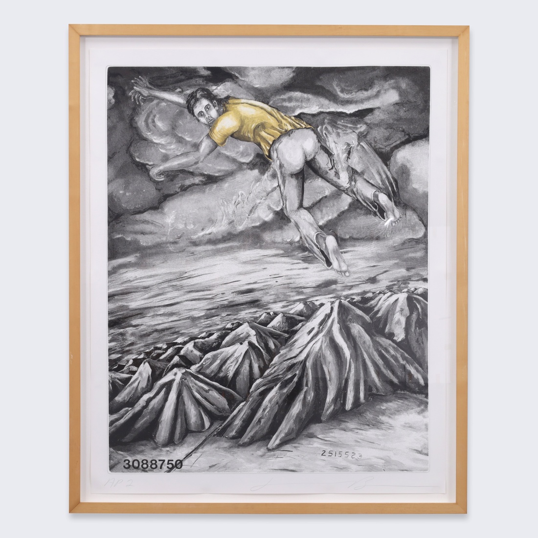 Jonathan Borofsky I DREAMED I COULD FLY NO. 3088750 Lithograph - Image 3