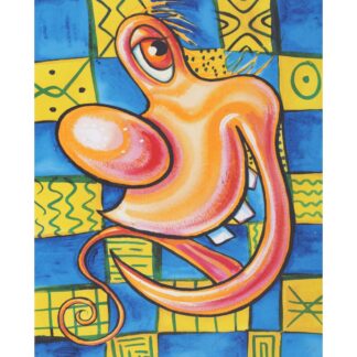 Kenny Scharf UNTITLED (Grinning Whimsy) Archival Print