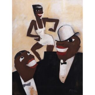 Paul Colin UNTITLED (Josephine Baker) Painting, 61.25″H